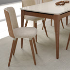 Conjunto de 4 Cadeiras de Madeira Maciça Dakota