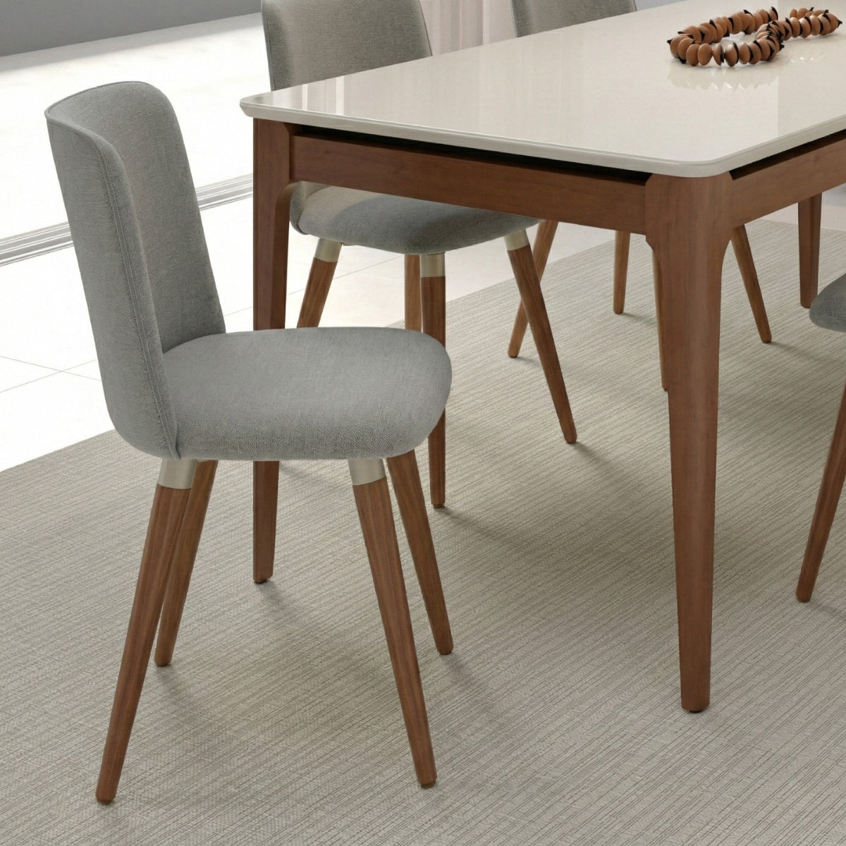 Conjunto de 4 Cadeiras de Madeira Maciça Dakota