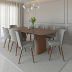 Conjunto de 4 Cadeiras de Madeira Maciça Dakota