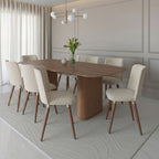 Conjunto de 4 Cadeiras de Madeira Maciça Dakota