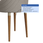 Conjunto de 4 Cadeiras de Madeira Maciça Evelyn