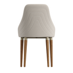 Conjunto de 4 Cadeiras de Madeira Maciça Evelyn