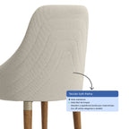 Conjunto de 4 Cadeiras de Madeira Maciça Evelyn