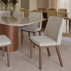 Conjunto de 4 Cadeiras de Madeira Maciça Kalina