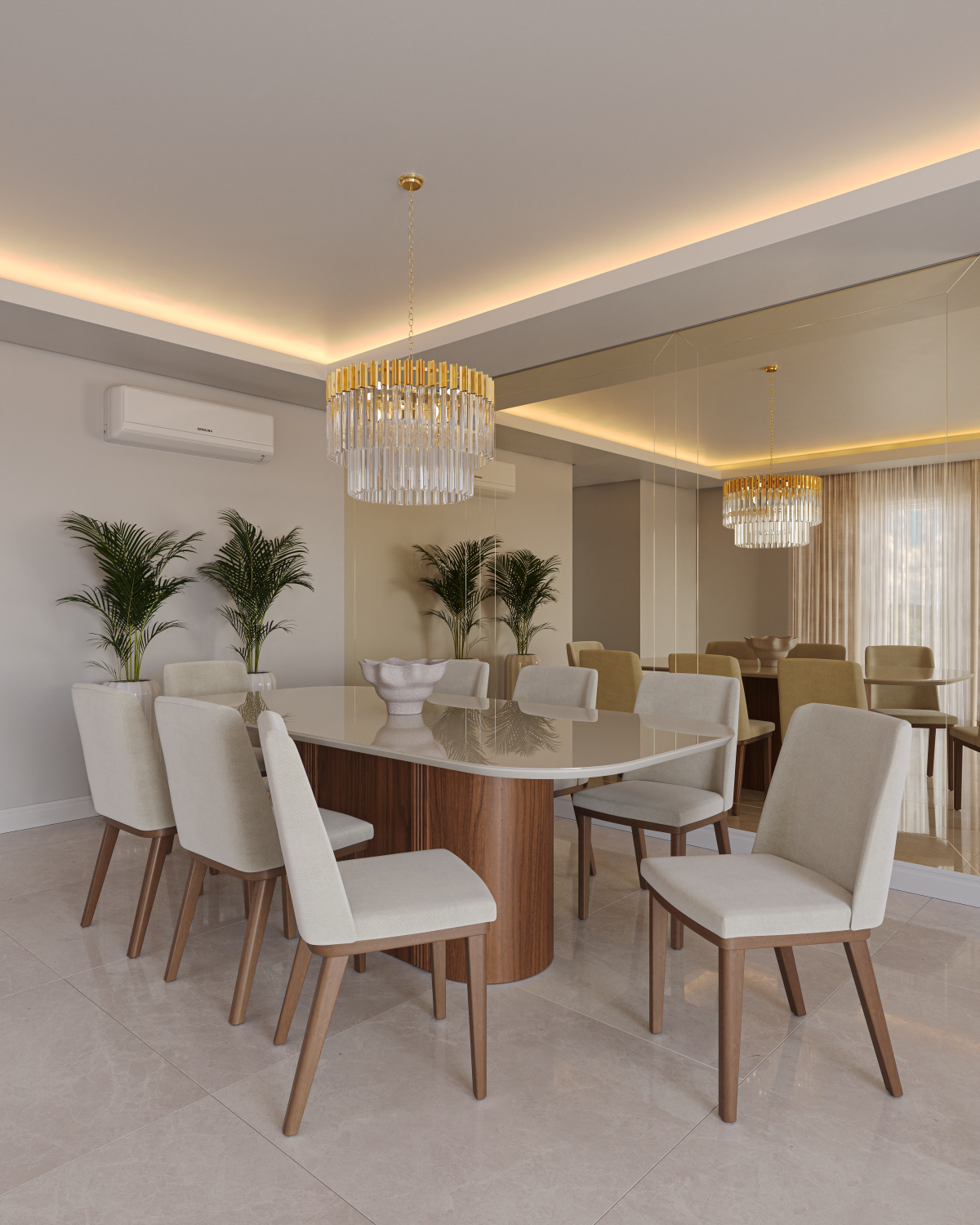 Conjunto c/ 2 Cadeiras de Madeira Kalina