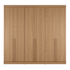 Guarda-Roupa Casal 6 Portas 4 Gavetas Lazzaro 231cm Carvalho