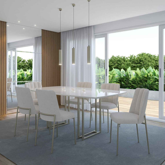 Mesa de Jantar 6 Lugares Line 184 cm
