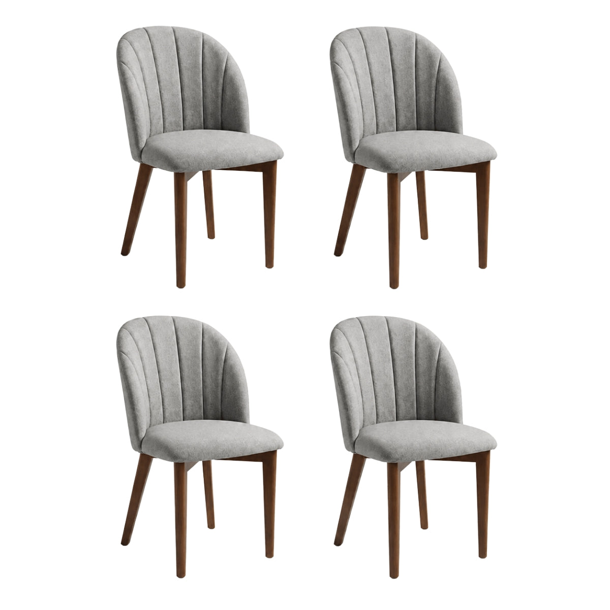 Conjunto de 4 Cadeiras de Madeira Maciça Donatella