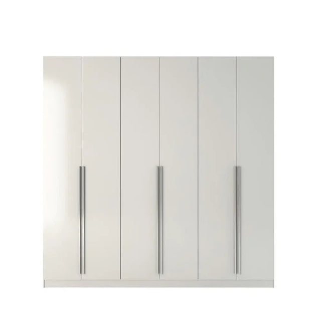 Guarda Roupa Casal Eldridge Branco Gloss - 230 cm /Outlet