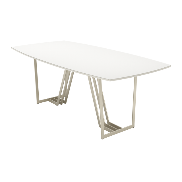 Mesa de Jantar Albany c/ Vidro - 219 cm