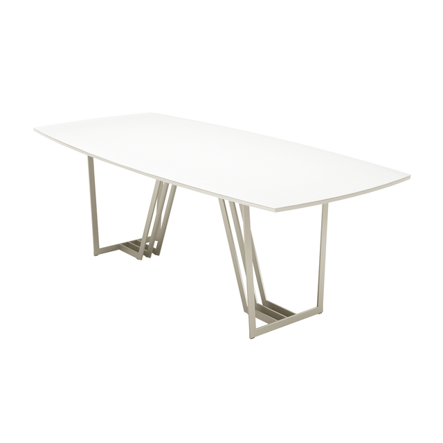 Mesa de Jantar Albany c/ Vidro - 240 cm