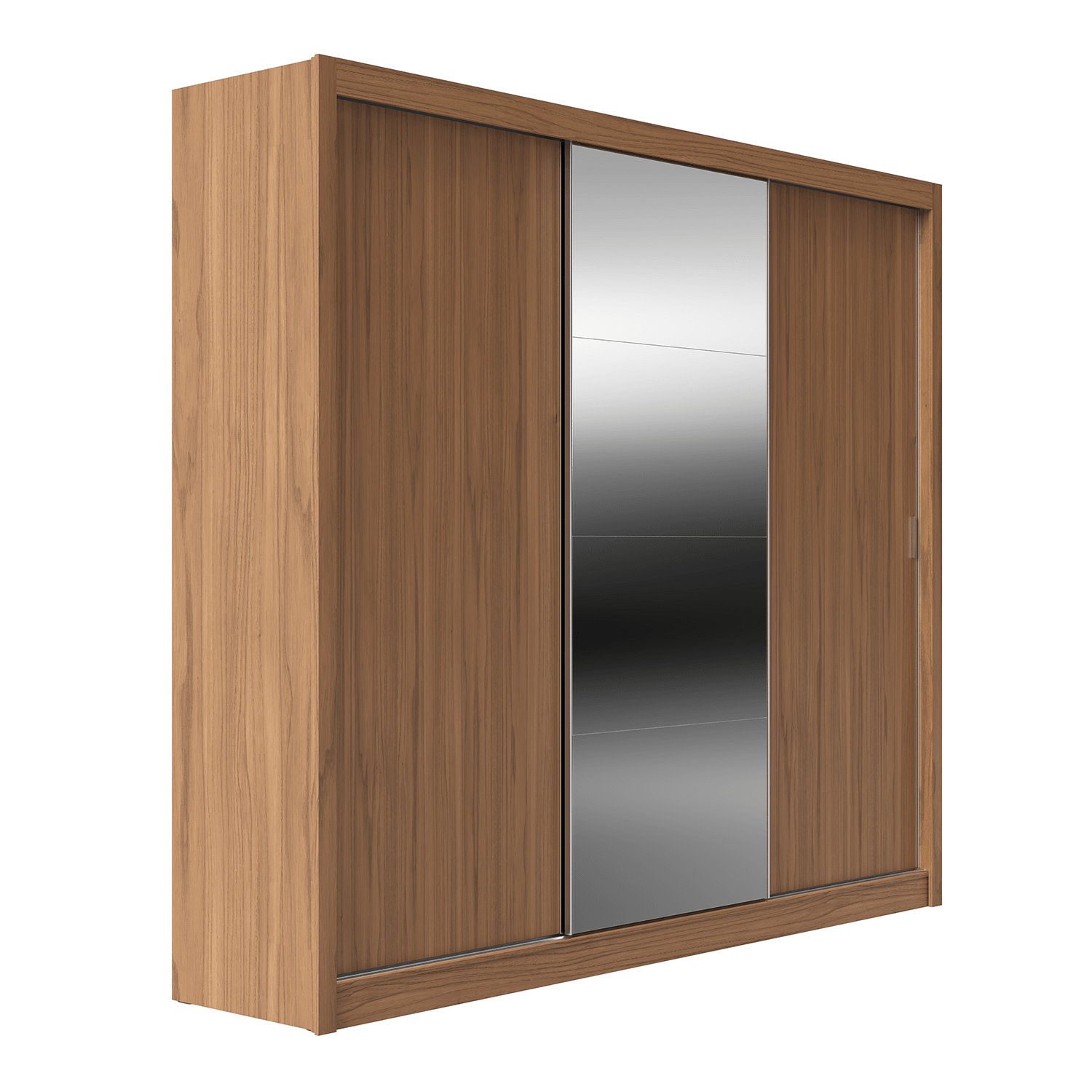 Guarda-Roupa 100% MDF Montclair 3 portas de correr com gavetas Ele/Ela - 275 cm