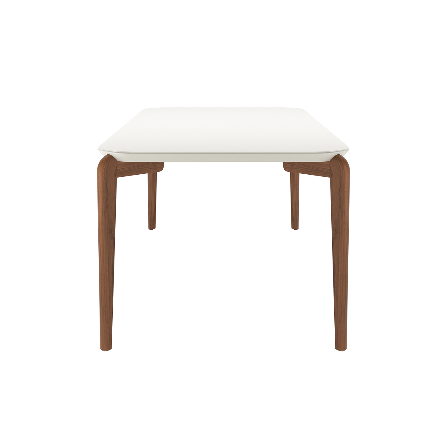 Mesa de Jantar Donatella para 8 lugares com vidro - Retangular 220cm