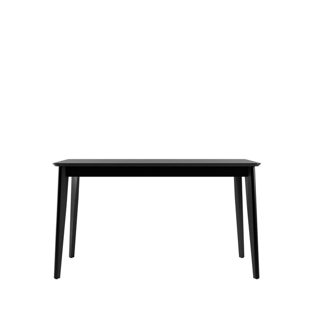 Mesa de Jantar Olive 135 cm - Preto Fosco / Outlet