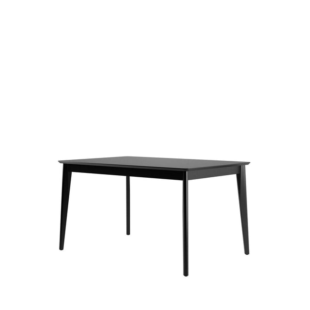 Mesa de Jantar Olive 135 cm - Preto Fosco / Outlet