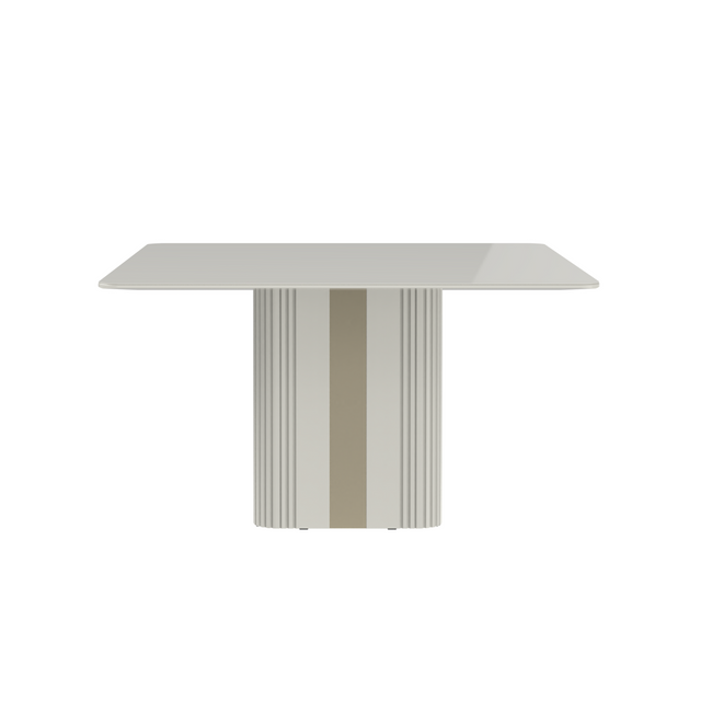 Mesa de Jantar Liege 135 - Off White Fosco / Outlet