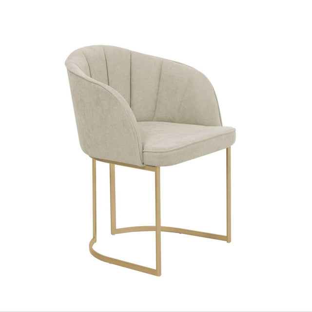 Cadeira de Aço Carbono Beverly - Dourado