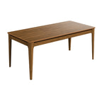 Mesa de Jantar Retangular 6 Lugares Addar 180cm Natural com Canella
