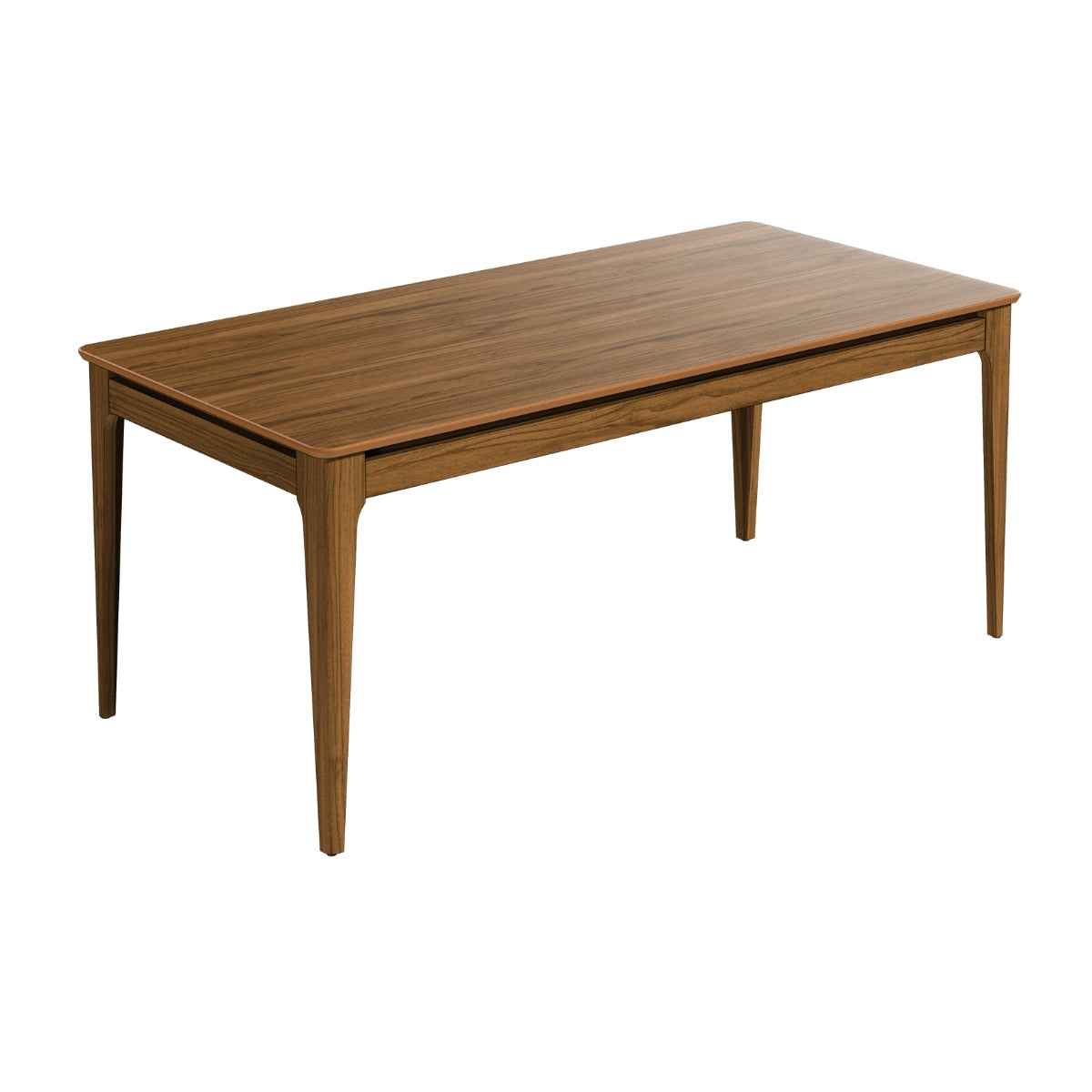 Mesa de Jantar Retangular 6 Lugares Addar 160cm Natural com Canella