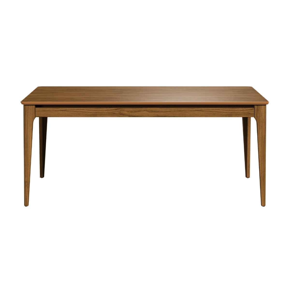 Mesa de Jantar Retangular 6 Lugares Addar 160cm Natural com Canella