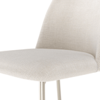 Banqueta Alta de Aço Lucille - Champanhe - Província - Banquetas