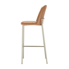 Banqueta Alta de Aço Lucille - Champanhe - Província - Banquetas