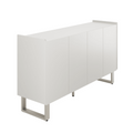 Buffet Arcadia 137 cm - Off White Fosco c/ Champanhe - Província - Buffet
