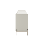 Buffet Jasper 185 cm - Off White Fosco c/ Champanhe - Província - Buffet