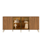 Buffet Neon Float 100% MDF com Vidro Reflecta e LED