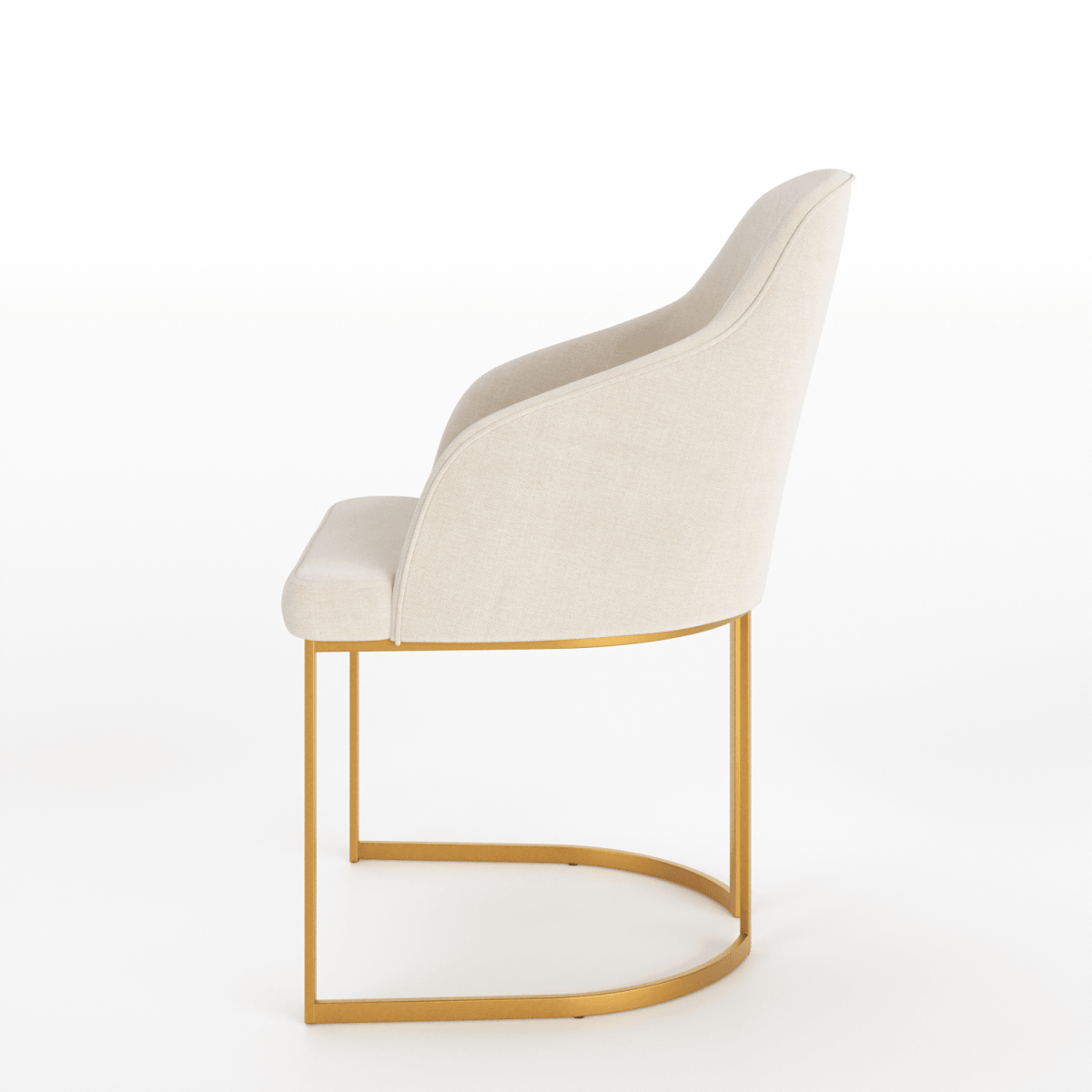 Cadeira de Aço Carbono Albany - Dourado - Província - Cadeiras de Jantar