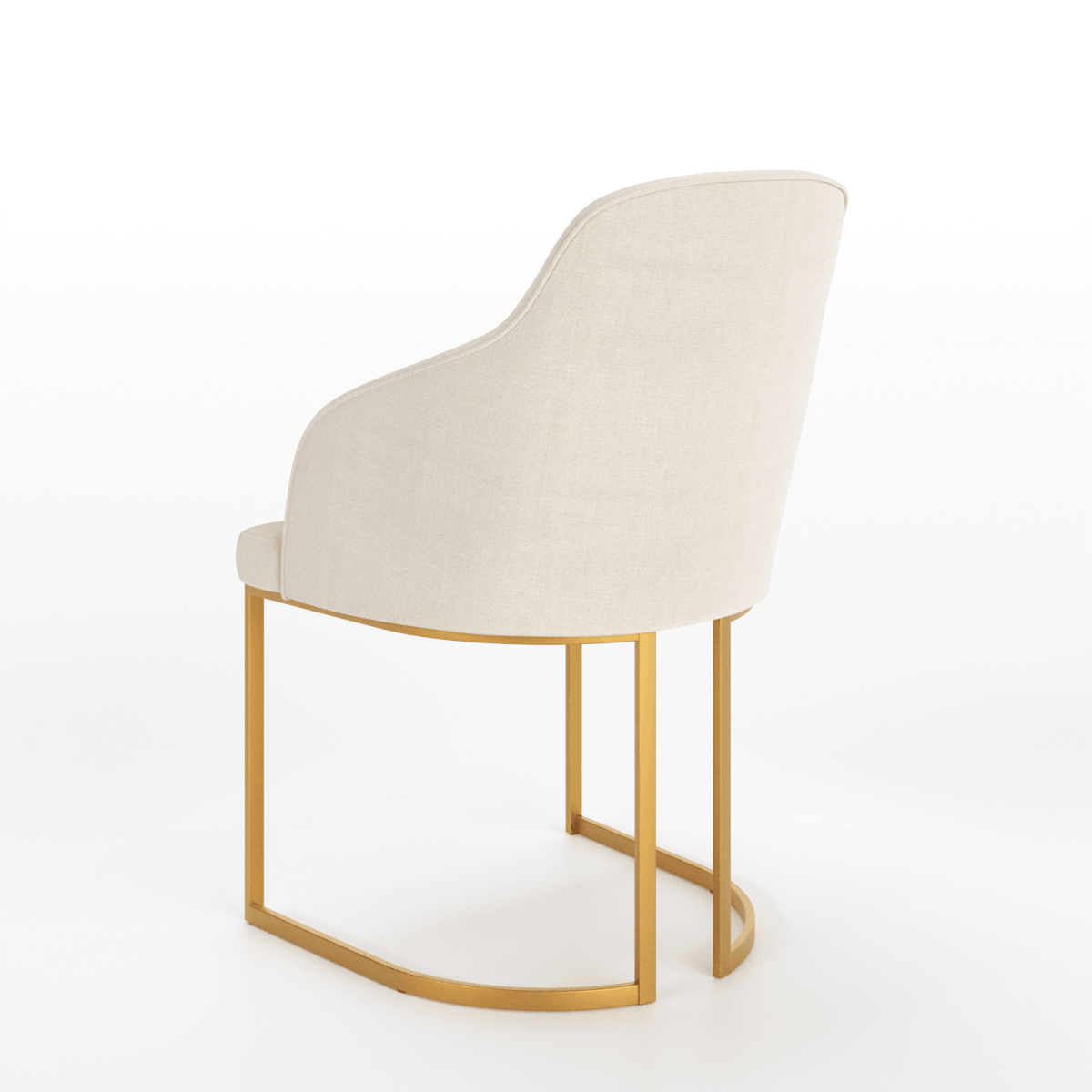 Cadeira de Aço Carbono Albany - Dourado - Província - Cadeiras de Jantar