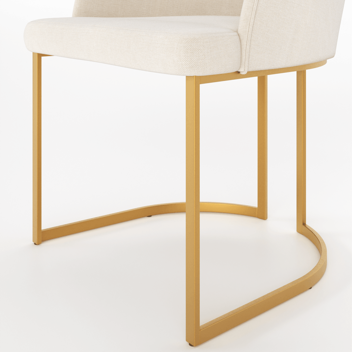 Cadeira de Aço Carbono Albany - Dourado - Província - Cadeiras de Jantar