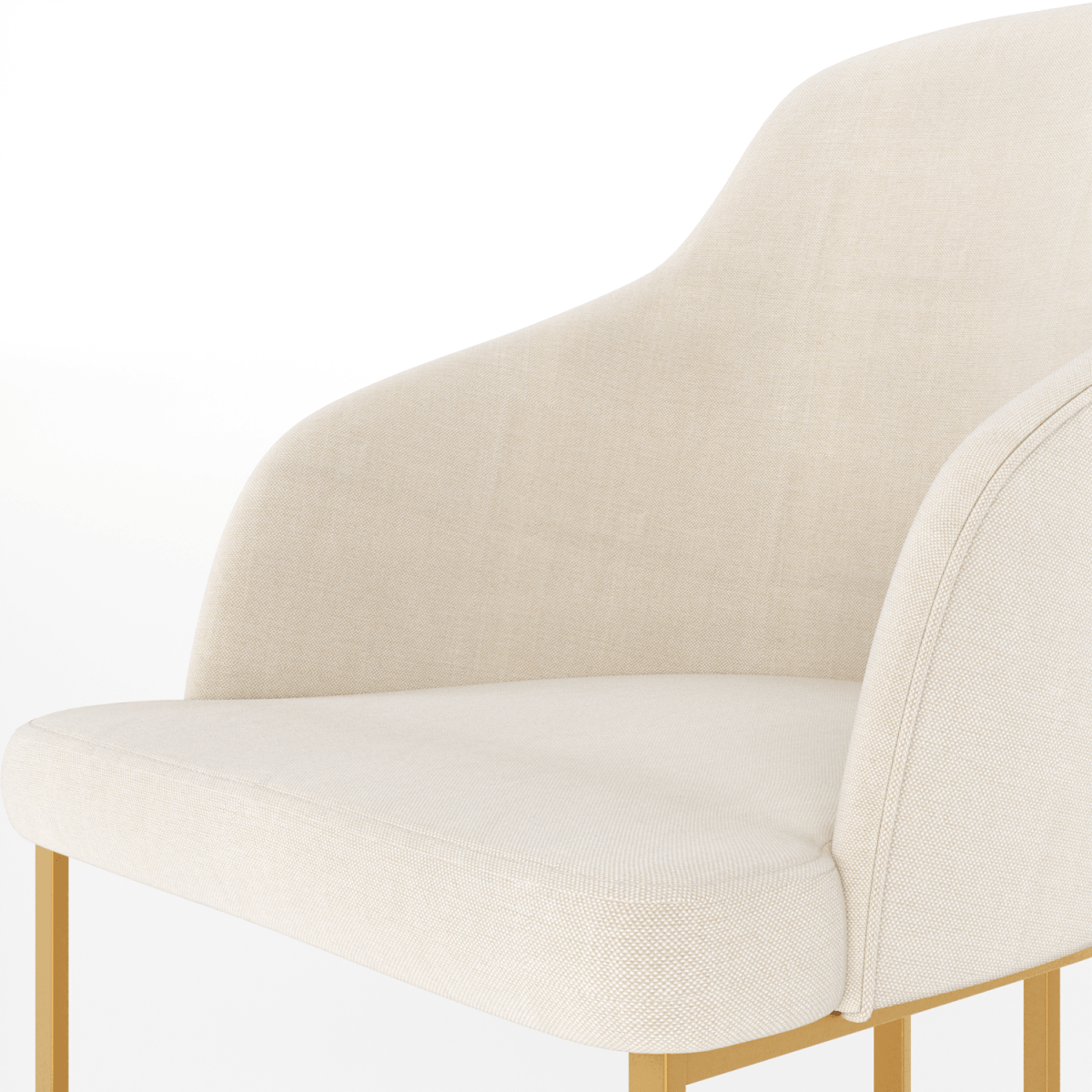 Cadeira de Aço Carbono Albany - Dourado - Província - Cadeiras de Jantar