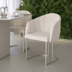 Cadeira de Aço Carbono Beverly - Champanhe - Província - Cadeiras de Jantar