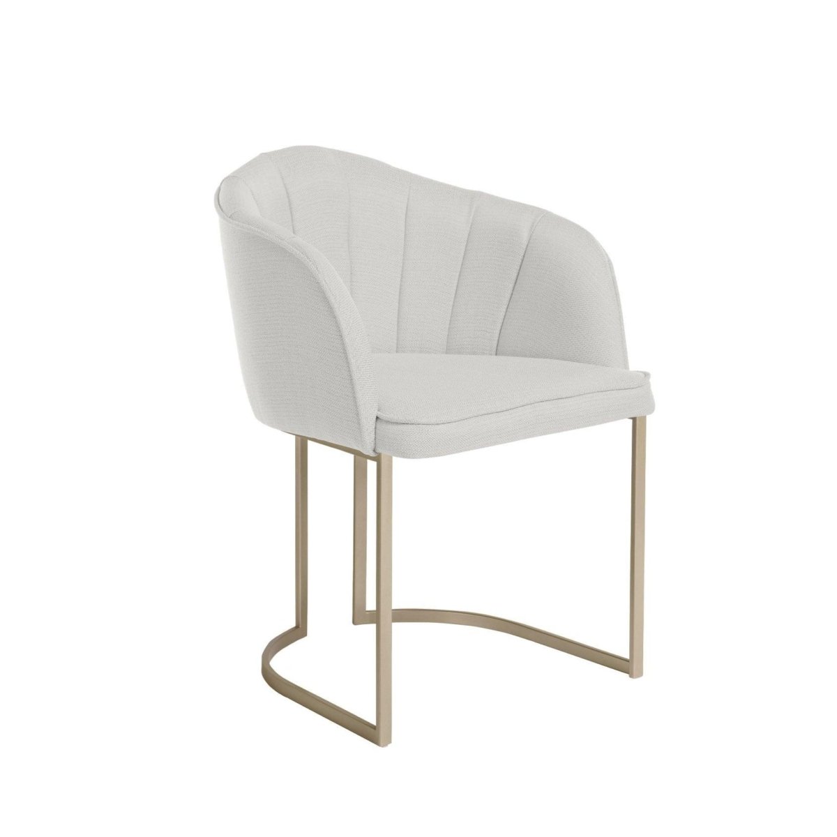 Cadeira de Aço Carbono Beverly - Champanhe - Província - Cadeiras de Jantar