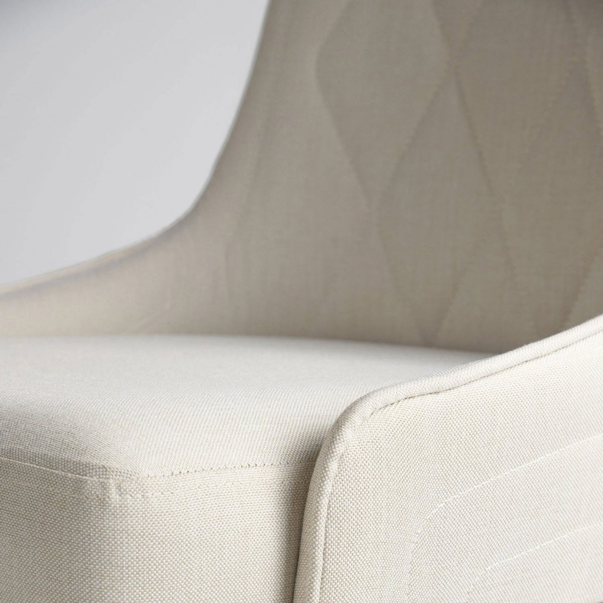 Cadeira de Madeira Maciça Carlton Natural com Linho Off White - Província - 