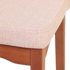 Cadeira de Madeira Maciça Elsie Natural com Alpha 72 - Província - Cadeiras de Jantar