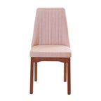 Cadeira de Madeira Maciça Elsie Natural com Alpha 72 - Província - Cadeiras de Jantar