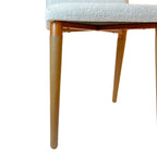 Cadeira de Madeira Maciça Liv Natural com Bouclé Montecarlo - Província - 