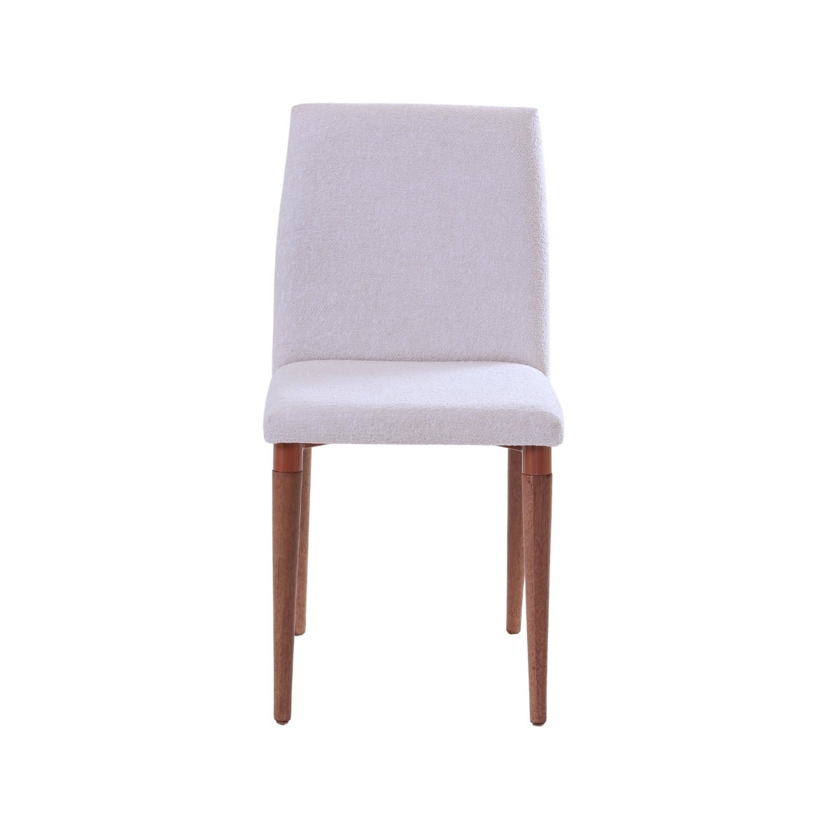 Cadeira de Madeira Maciça Liv Natural com Bouclé Montecarlo - Província - Cadeiras de Jantar