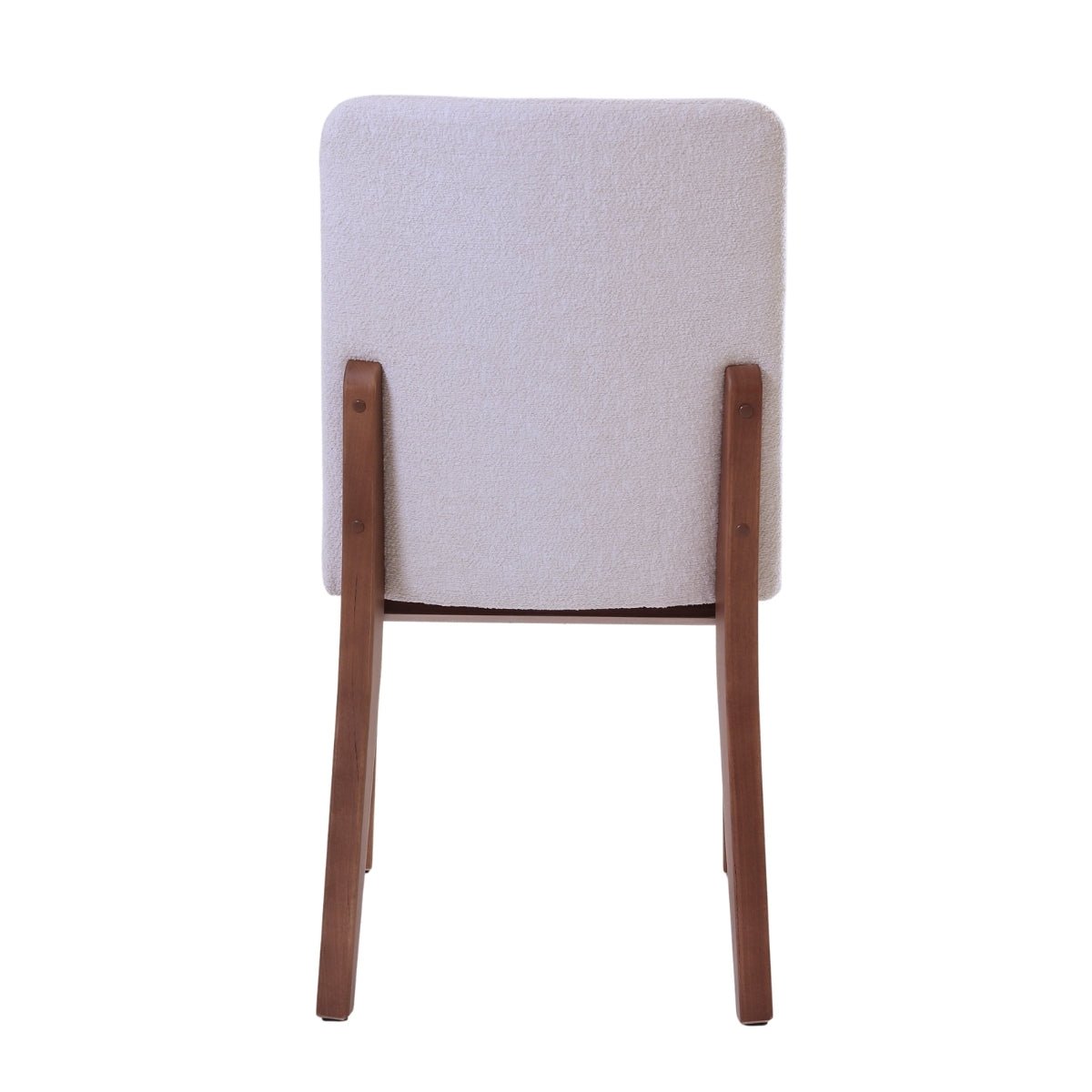 Cadeira de Madeira Maciça Olive Natural com Bouclé Montecarlo - Província - Cadeiras de Jantar