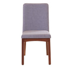 Cadeira de Madeira Maciça Olive Natural com Linen 06 - Província - Cadeiras de Jantar