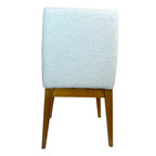 Cadeira de Madeira Maciça Tai Natural com Bouclé Montecarlo - Província - 