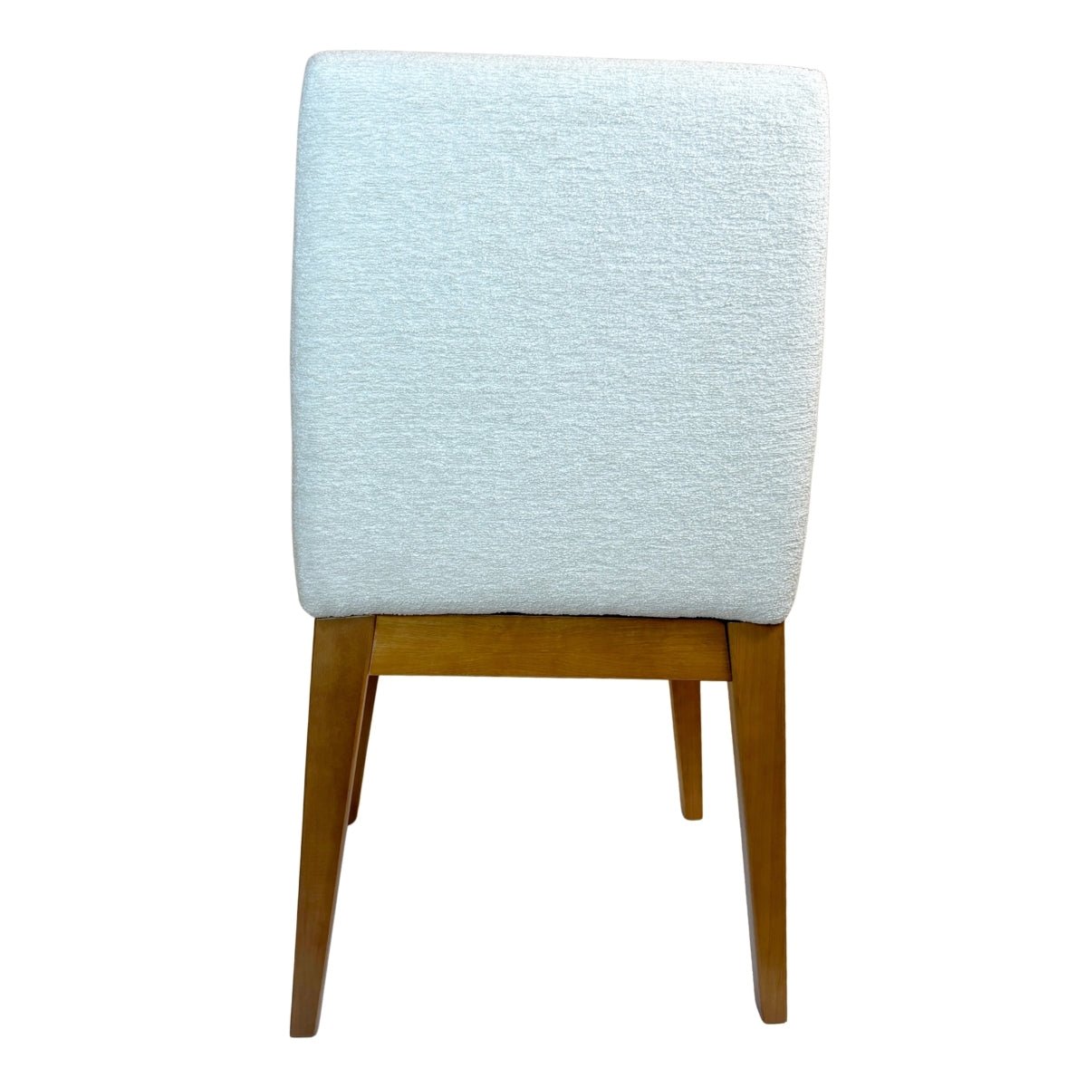 Cadeira de Madeira Maciça Tai Natural com Bouclé Montecarlo - Província - 