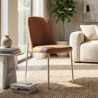 Conjunto c/ 2 Cadeiras de Aço Lucille - Champanhe - Província - Cadeiras de Jantar