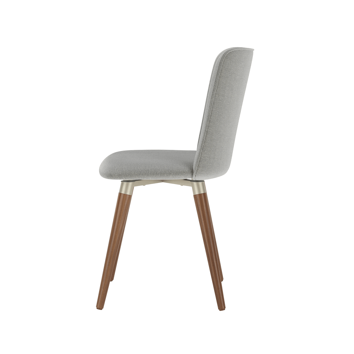 Conjunto c/ 2 Cadeiras de Madeira Dakota Giratória Champanhe - Província - Cadeiras de Jantar