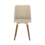 Conjunto c/ 2 Cadeiras de Madeira Dakota Giratória Champanhe - Província - Cadeiras de Jantar