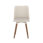 Conjunto c/ 2 Cadeiras de Madeira Dakota Giratória Champanhe - Província - Cadeiras de Jantar