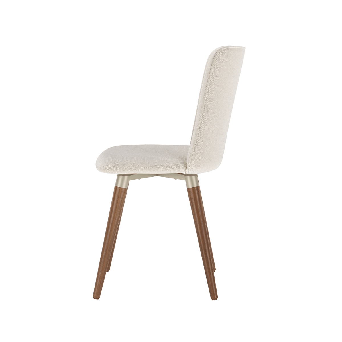 Conjunto c/ 2 Cadeiras de Madeira Dakota Giratória Champanhe - Província - Cadeiras de Jantar