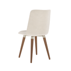 Conjunto c/ 2 Cadeiras de Madeira Dakota Giratória Champanhe - Província - Cadeiras de Jantar